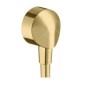Hansgrohe Fixfit - Raccord du flexible E sans clapet anti-retour, or poli 27454990