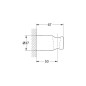 Grohe Rainshower - Support mural de douchette, chrome 27056000