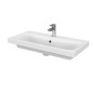 Cersanit Moduo - Lavabo 80x38 cm, avec trop-plein, trou pour robinetterie, blanc K116-012