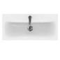 Cersanit Moduo - Lavabo 80x38 cm, avec trop-plein, trou pour robinetterie, blanc K116-012