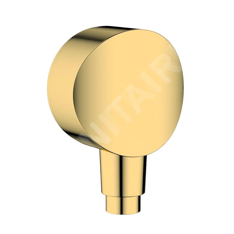 Hansgrohe Fixfit - Coude de raccordement S avec clapet anti-retour, aspect d'or poli 26453990