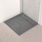 Ideal Standard i.Life - Receveur de douche 80x80 cm, Anti-Slip, gris T5229FS