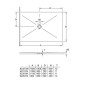 Villeroy & Boch Subway Infinity - Receveur de douche, 900x1100 mm, Anti-slip, blanc alpin 6230M401