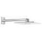 Grohe Rainshower SmartActive Cube - Douche de tête 310, bras de douche 430 mm, 2 jets, blanc lunaire 26479LS0
