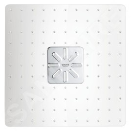 Grohe Rainshower SmartActive Cube - Douche de tête 310, bras de douche 430 mm, 2 jets, blanc lunaire 26479LS0