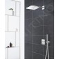 Grohe Rainshower SmartActive Cube - Douche de tête 310, bras de douche 430 mm, 2 jets, blanc lunaire 26479LS0