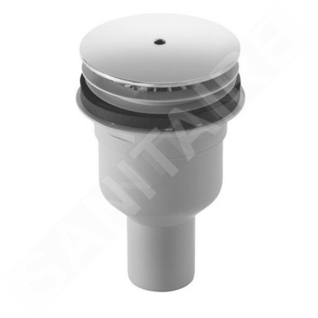 Duravit Accessoires - Garniture de vidage pour receveur de douche, sortie verticale, blanc 790269000000000