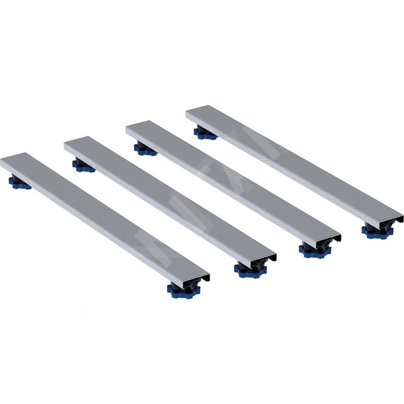 Geberit Accessoires - Set pour montage brute 700 mm, hauteur 6-12 cm, pour bacs à partir de 1400 mm 554.959.00.1