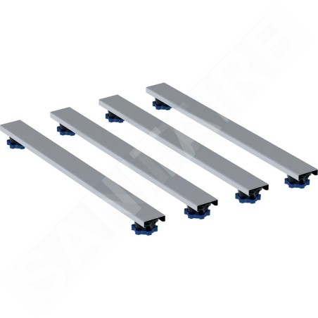 Geberit Accessoires - Set pour montage brute 700 mm, hauteur 6-12 cm, pour bacs à partir de 1400 mm 554.959.00.1
