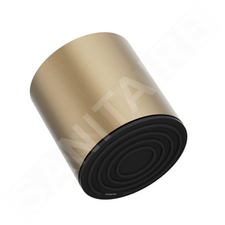 Hansgrohe Pulsify S - Douche de tête 105, 1 jet, bronze brossé 24130140
