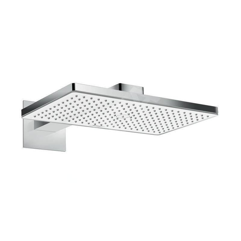 Hansgrohe Rainmaker Select - Douche de tête 460 1 jet avec bras de douche 460 mm, blanc/chrome 24003400