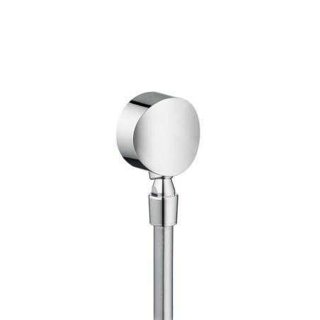 Hansgrohe Coudes - Raccordement du flexible Fixfit S avec clapet anti-retour et rotule, chrome 27506000