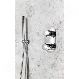 Sapho Douches - Support de douchette fixe, chrome SG203
