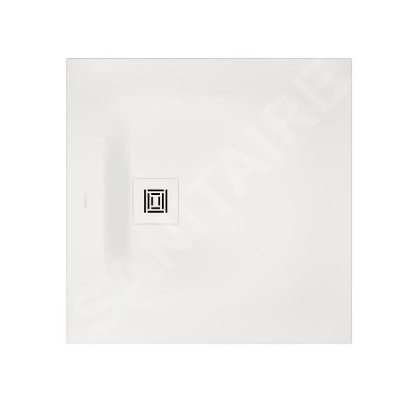 Duravit Sustano - Receveur de douche 800x800 mm, DuraSolid, blanc mat 720269740000000