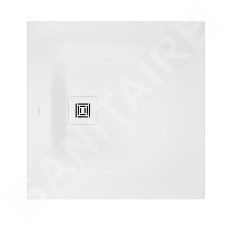 Duravit Sustano - Receveur de douche 800x800 mm, DuraSolid, blanc mat 720269740000000
