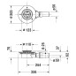 Duravit Accessoires - Garniture de vidage pour receveur de douche, sortie horizontale 791243000000000