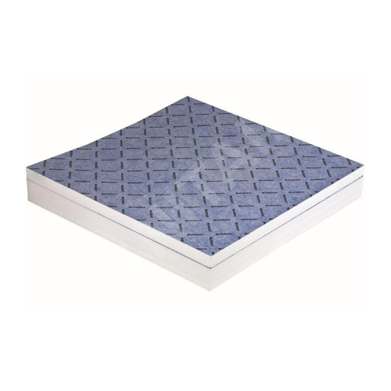 Geberit Accessoires - Receveur de douche 900 x 900 mm, à carreler, avec pente en V 154.252.00.1