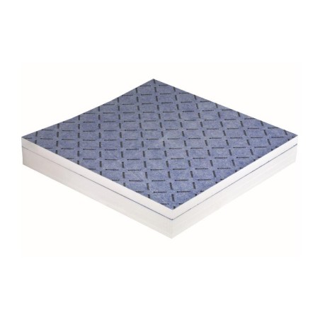 Geberit Accessoires - Receveur de douche 900 x 900 mm, à carreler, avec pente en V 154.252.00.1
