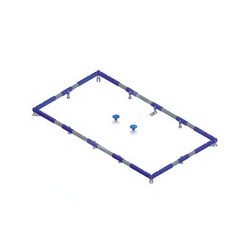 Villeroy & Boch Accessoires - Cadre de montage ViFrame pour receveurs jusqu’à 1000 x 1000 mm U91412100