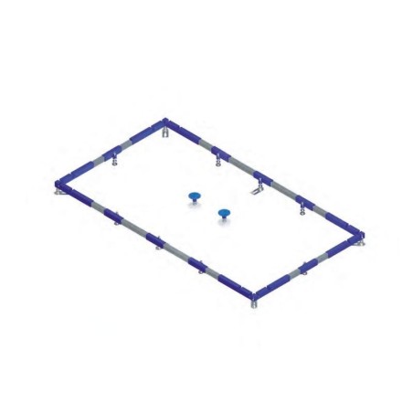 Villeroy & Boch Accessoires - Cadre de montage ViFrame pour receveurs jusqu’à 1000 x 1000 mm U91412100