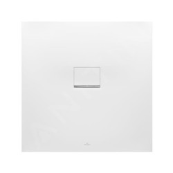 Villeroy & Boch Squaro Infinity - Receveur de douche, 900x900 mm, Quaryl, Stone White UDQ9090SQI1V-RW