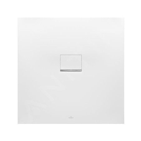 Villeroy & Boch Squaro Infinity - Receveur de douche, 900x900 mm, Quaryl, Stone White UDQ9090SQI1V-RW