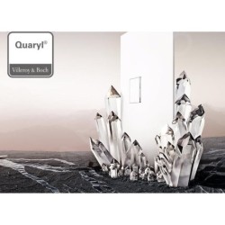 Villeroy & Boch Squaro Infinity - Receveur de douche, 900x900 mm, Quaryl, Stone White UDQ9090SQI1V-RW