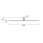 Steinberg 390 - Douche de tête slim, diamètre 250 mm, chrome 390 1687