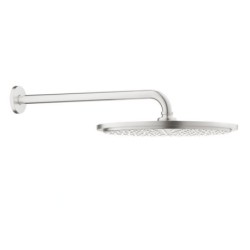 Grohe Rainshower - Douche de tête Cosmopolitan 310 avec bras de 380 mm, 1 jet, supersteel 26066DC0