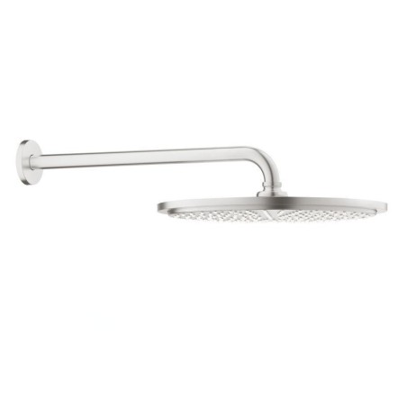 Grohe Rainshower - Douche de tête Cosmopolitan 310 avec bras de 380 mm, 1 jet, supersteel 26066DC0