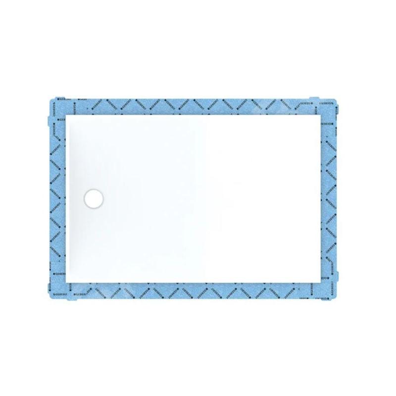 Geberit Setaplano - Receveur de douche, 90x75 mm, blanc alpin 154.292.11.1