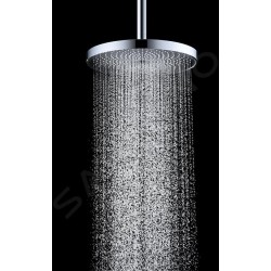 kielle Oudee - Douche de tête 260, 1 jet, bras de douche 350 mm, chrome / noir 20102SE0