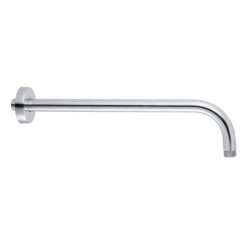 kielle Oudee - Douche de tête 260, 1 jet, bras de douche 350 mm, chrome / noir 20102SE0