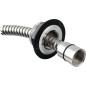 Sapho Manchons - Garniture ronde de douche pour montage sur bord de baignoire, avec flexible, chrome 1205-04
