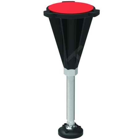 Ideal Standard Ultra Flat S - Pieds pour baignoire de douche, chrome/noir K936467