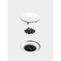 Geberit Setaplano - Garniture de vidange de douche pour baignoire de douche Setaplano, hauteur du bouchon : 50 mm 154.016.00.1