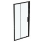 Ideal Standard Connect 2 - Porte de douche coulissante, 2 battants, 1200 mm, noir / verre clair K9277V3 Ideal Standard Connect 2 - Porte de douche coulissante, 2 battants, 1200 mm, noir / verre clair K9277V3