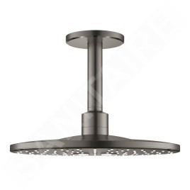 Grohe Rainshower SmartActive - Douche de tête 310, bras de douche 142 mm, 2 jets, Hard Graphite brossé 26477AL0