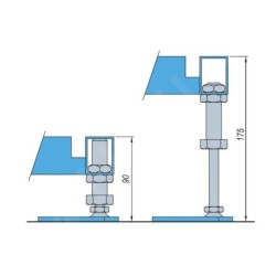 Villeroy & Boch Accessoires - Cadre de montage ViFrame pour receveurs en Quaryl à partir de 1000 x 1000 mm U91412400