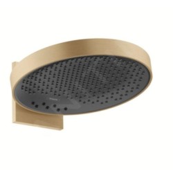 Hansgrohe Rainfinity - Douche de tête 360 avec raccord mural, 3jet, bronze brossé 26234140