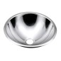 Sapho Inox - Lavabo à encastrer, inox, diamètre 355 mm 13029.B Sapho Inox - Lavabo à encastrer, inox, diamètre 355 mm 13029.B