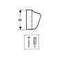 Hansgrohe Supports - Support de douche, chrome 28321000 Hansgrohe Supports - Support de douche, chrome 28321000
