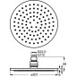 Ideal Standard Archimodule - Douche de tête Idealrain, diamètre 200 mm, chrome B9442AA Ideal Standard Archimodule - Douche de tête Idealrain, diamètre 200 mm, chrome B9442AA