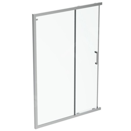 Ideal Standard Connect 2 - Porte de douche coulissante, 2 pièces, 700 mm, silver bright/verre clair K9257EO