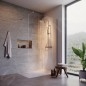Ideal Standard Connect 2 - Paroi de douche Wetroom 1.200 mm, silver bright/verre clair K9379EO