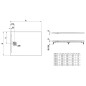 Laufen Pro - Receveur de douche 1200x900 mm, blanc H2109580000001