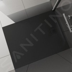 Laufen Pro - Receveur de douche 1200x900 mm, noir mat H2109580800001