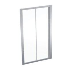 Geberit GEO - Porte de douche 110x190 cm, argent/verre clair 560.143.00.2