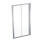 Geberit GEO - Porte de douche 110x190 cm, argent/verre clair 560.143.00.2