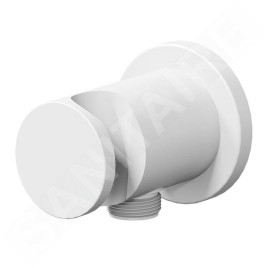 Ravak Chrome - Montant mural avec support, blanc mat X07P684